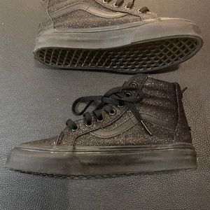 Vans Off The Wall Black Glitter